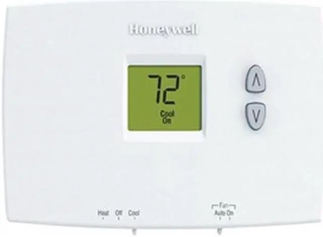 Alt view image 4 of 5 - Honeywell Low V T-Stat, Stages Heat 1, Stages Cool 1 White   TH1110DH1003