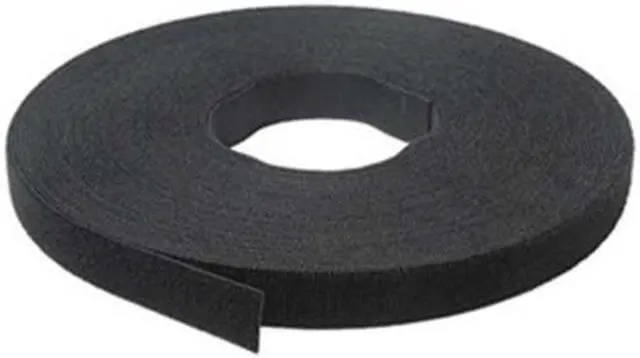 Main image of Self Gripping Strap, W 0.75 in. x 75.00 ft. Black