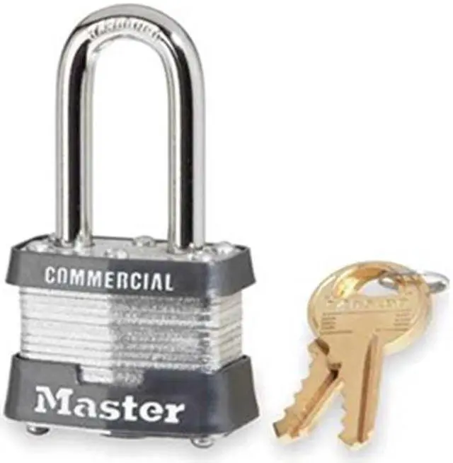Main image of Padlock, KA, 1-1/2 In H, 4 Pin, Steel