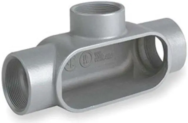 Alt view image 2 of 3 - HUBBELL KILLARK T27 Conduit Outlet Body,Iron,T,3/4 In.