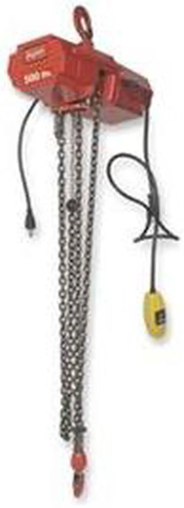 Main image of Elec Chain Hoist, 1/4T, 20 ft Lift, 8 fpm