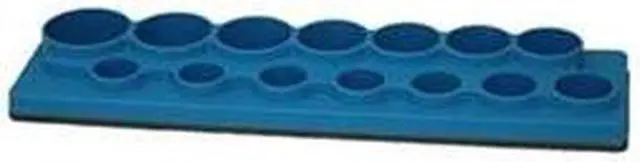 Main image of Tool Organizer, Sockets, 1/2 Dr, Blue, Mag.