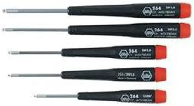 Main image of WIHA 26491 Precision Screwdriver Set,Ball Hex,Metric,5 pcs
