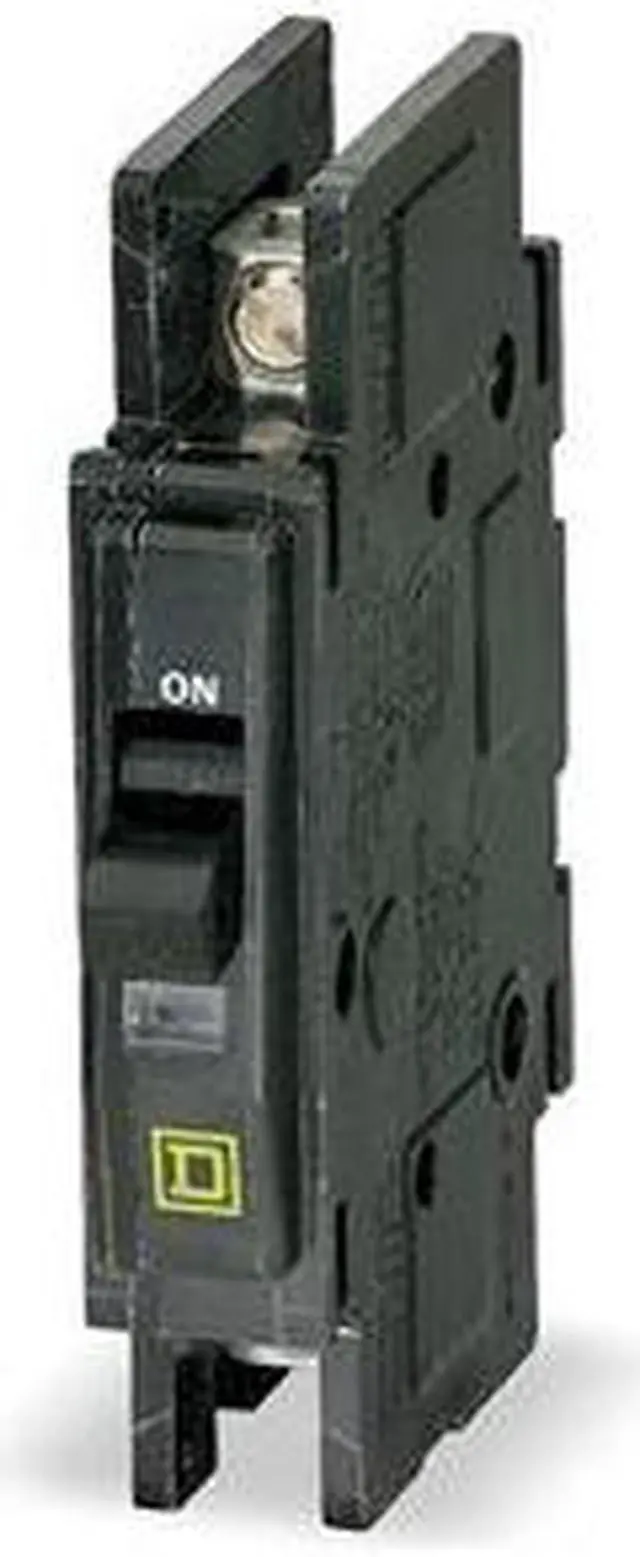 Alt view image 2 of 3 - SQUARE D QOU115HM Miniature Circuit Breaker, QO Series, 15A, 1 Pole, 120/240V