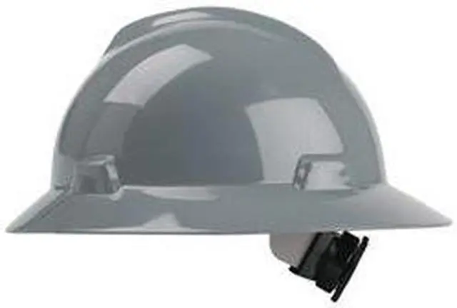 Main image of MSA 475367 Hard Hat,FullBrim,Gray