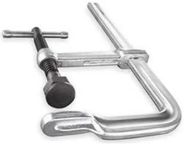Main image of BESSEY 2400S-24 24 in Bar Clamp, Plastic, Steel Handle and 5 1/2 in Throat Depth