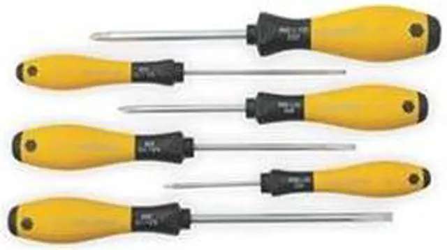 Alt view image 2 of 2 - WIHA 30292 ESD Screwdriver Set,Slotted/Phillips,6 pcs