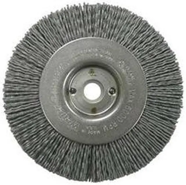 Main image of WEILER 97593 Wire Wheel Wire Brush, Arbor, 4", 1/2" W