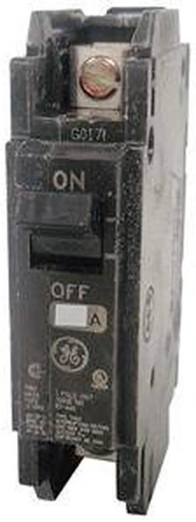 Alt view image 3 of 3 - GE THQC1130WL Miniature Circuit Breaker, THQC Series, 30A, 1 Pole, 120/240V AC,