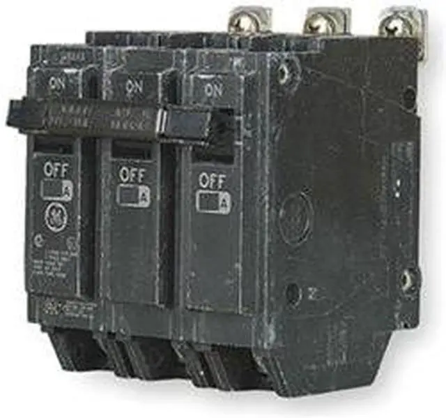 Main image of GE THQB32045 Miniature Circuit Breaker, THQB Series, 45A, 3 Pole, 240V AC, 10kA