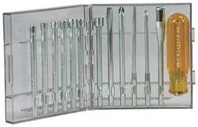 Alt view image 3 of 9 - XCELITE 99PS50N Precision Screwdriver Set,Combo,13 pcs