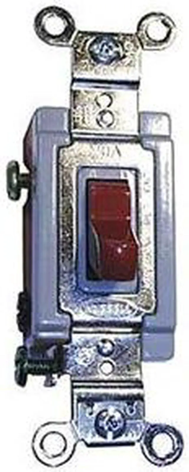 Alt view image 2 of 3 - HUBBELL WIRING DEVICE-KELLEMS HBL1556R Wall Switch,120/277V,15A,3-Position