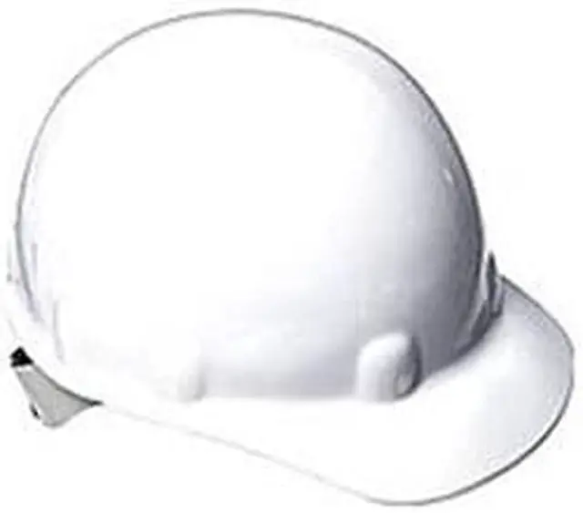 Main image of Hard Hat, FrtBrim, NonSlotted, 8Rtcht, White