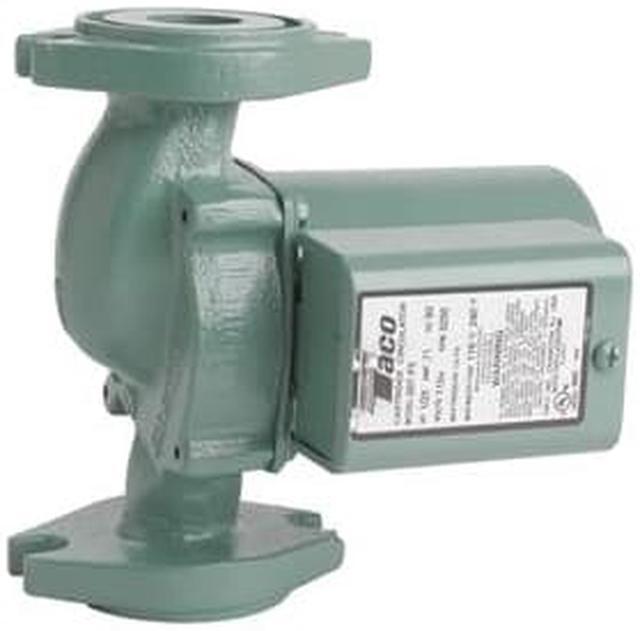 Alt view image 2 of 8 - Taco Model 007 (007-F5) Cast Iron Cartridge Circulator Pump (1/25 HP, 125 PSI)