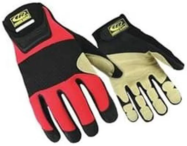 Main image of RINGERS GLOVES 355-13 Rescue Gloves, Synthetic Leather Palm, Secure Fit Cuff,