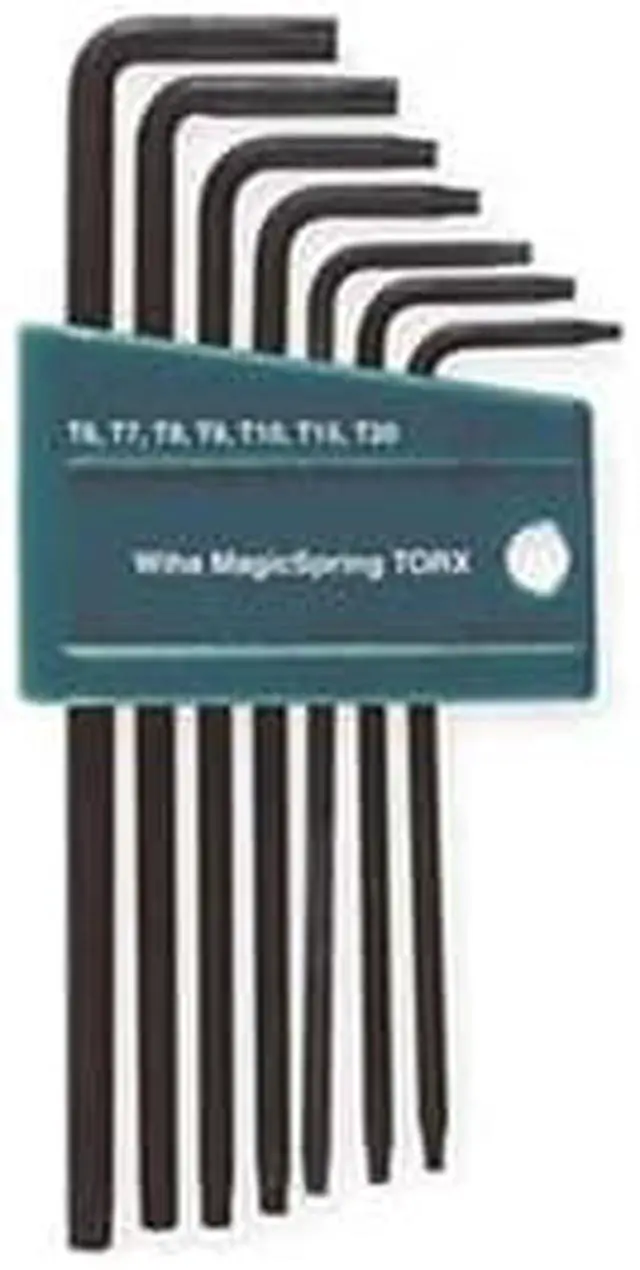 Main image of WIHA 37190 7 Piece Torx? L-Shape Torx? Key Set, 37190