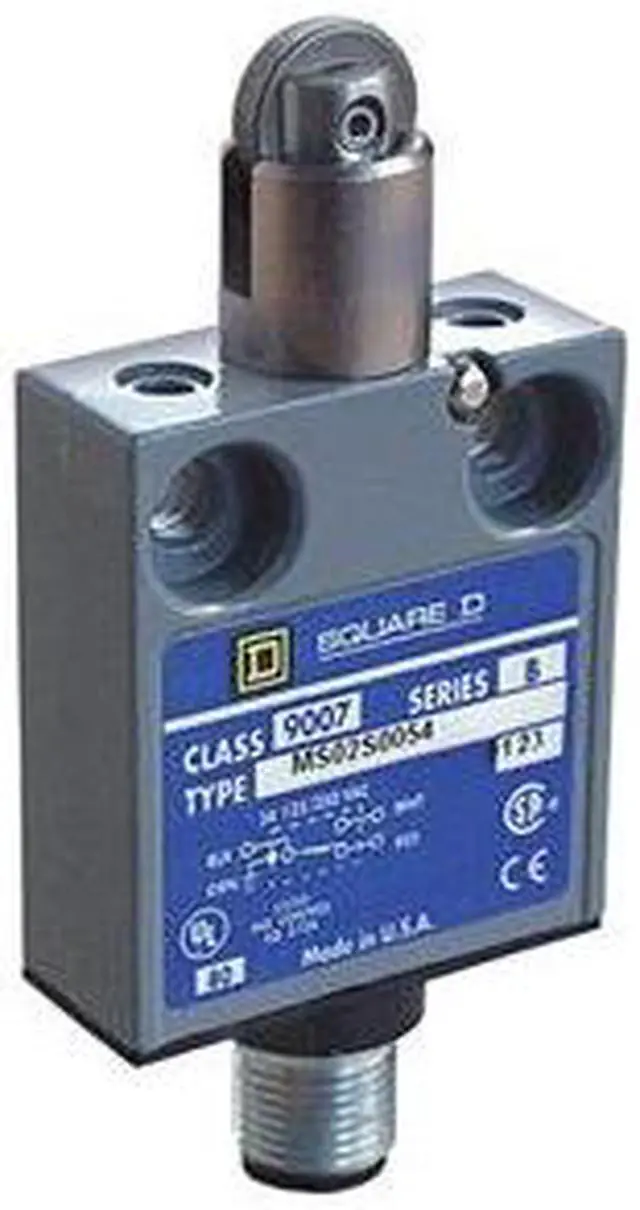 Alt view image 3 of 3 - Mini Limit Switch, Par Roller Plunger