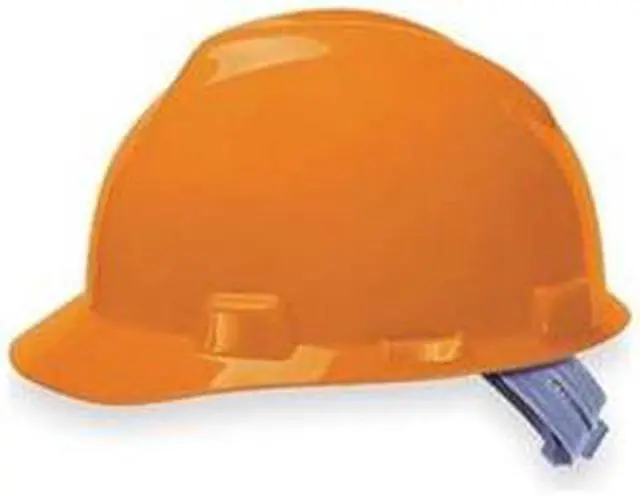 Main image of Hard Hat, Front Brim, Slotted, Pinlock, Orange