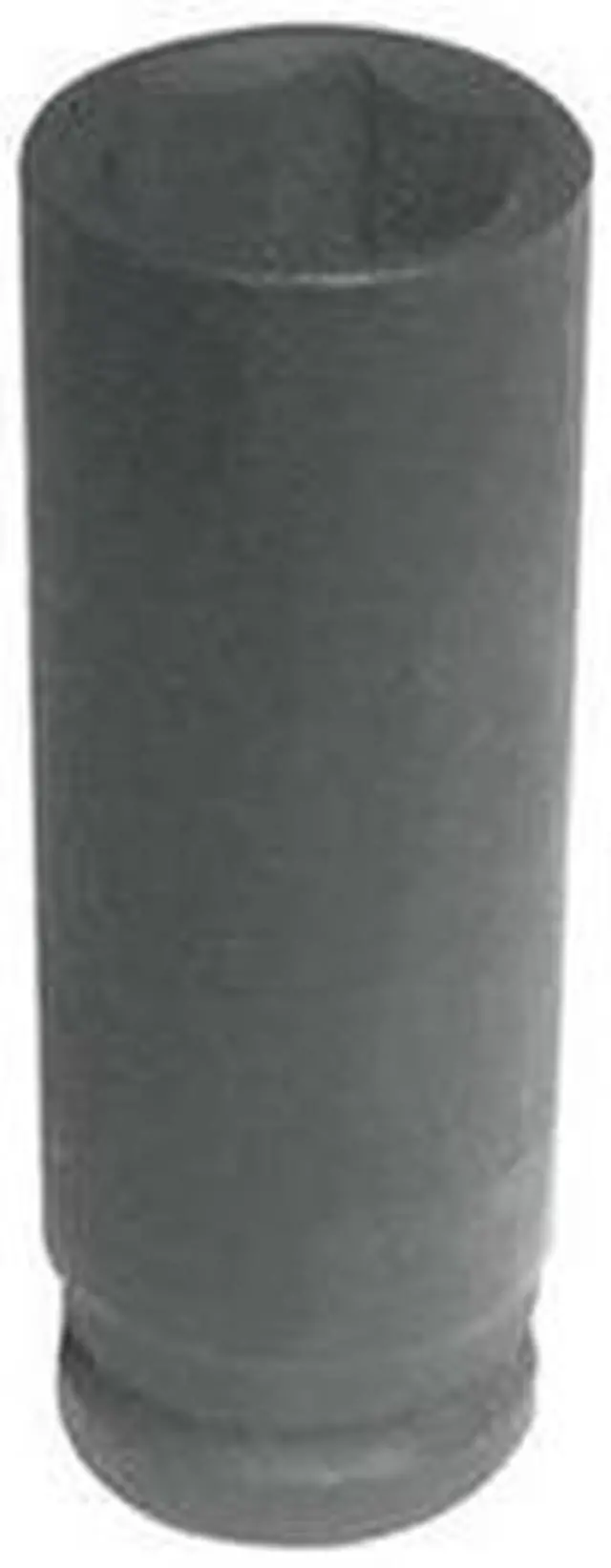 Main image of WESTWARD 4LXL4 WESTWARD 1/2 in Drive Impact Socket Deep Socket, Black Oxide,
