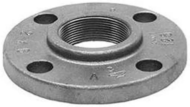 Alt view image 2 of 4 - ANVIL 0308002807 2" Flanged x FNPT Cast Iron Threaded Flange, Faced and Drilled