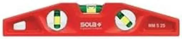 Alt view image 2 of 3 - SOLA LSTFM Torpedo Level,Alum,10 In,Magnetic,Red