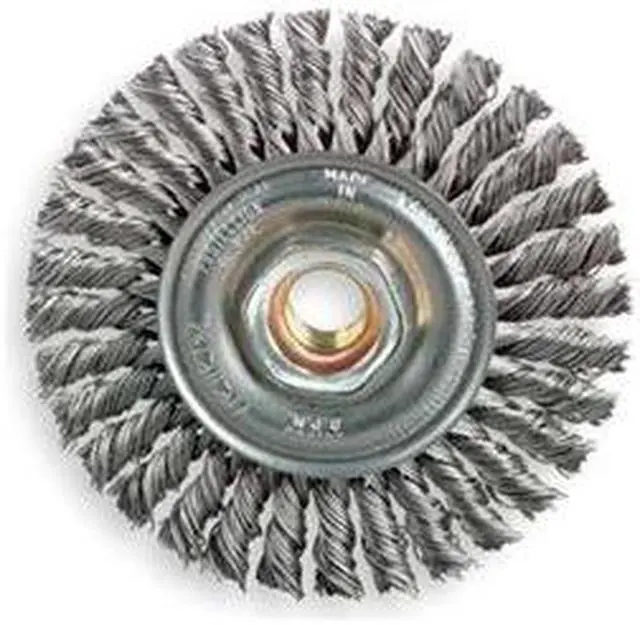 Main image of WEILER 94043 Wire Wheel Wire Brush, 4-1/2", 3/16" W