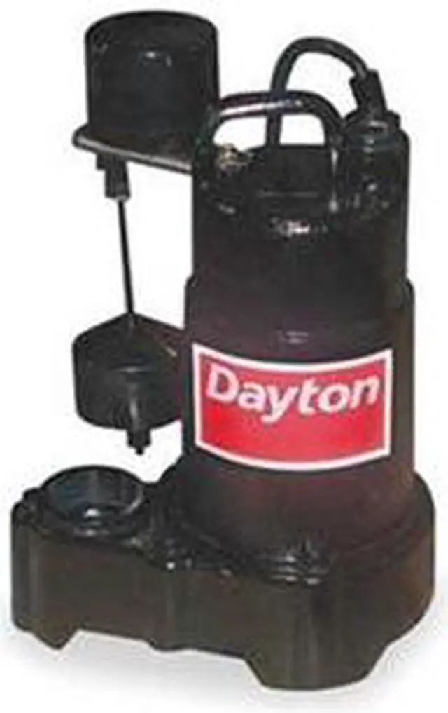 Main image of DAYTON 3BB71 1/2 HP 1-1/2" F Submersible Sump Pump 120V AC Vertical
