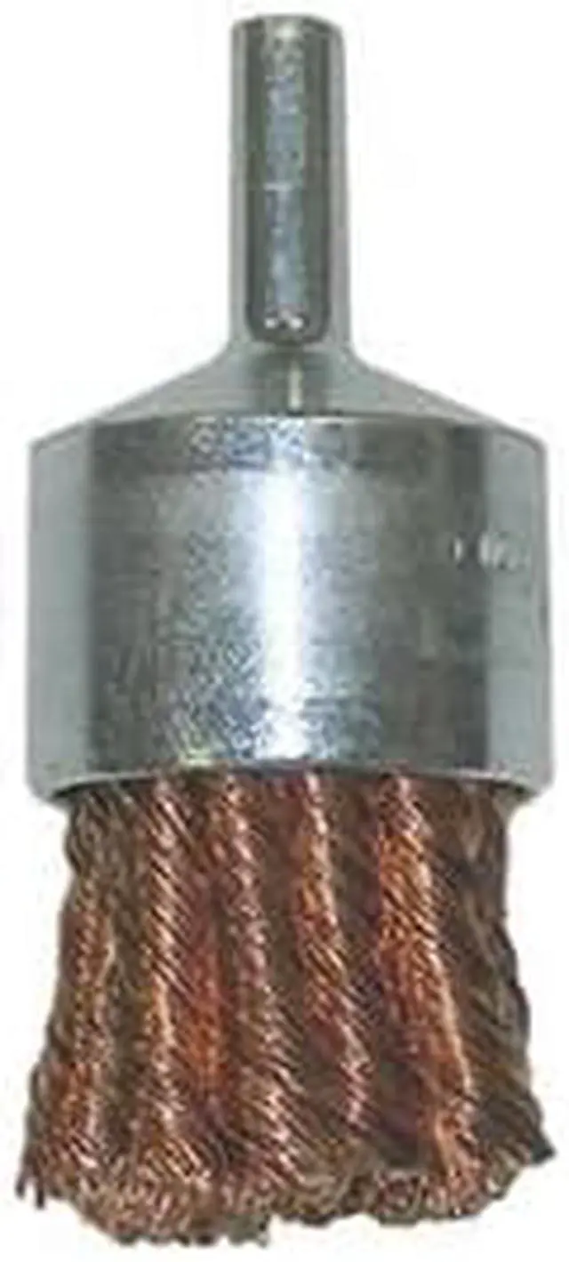 Alt view image 2 of 5 - WEILER 93803 Knot Wire End Wire Brush, Bronze, 1-1/8"