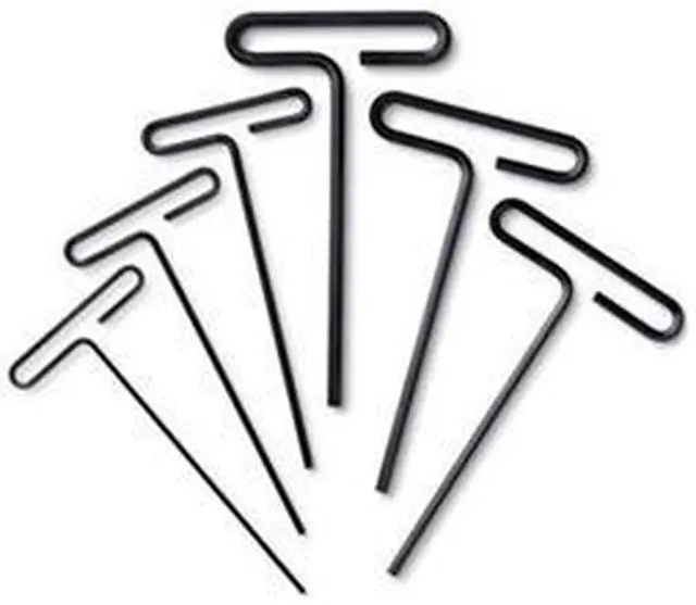Main image of Hex Key Set, 3/32 - 1/4 In., 2 - 6mm, Shrt