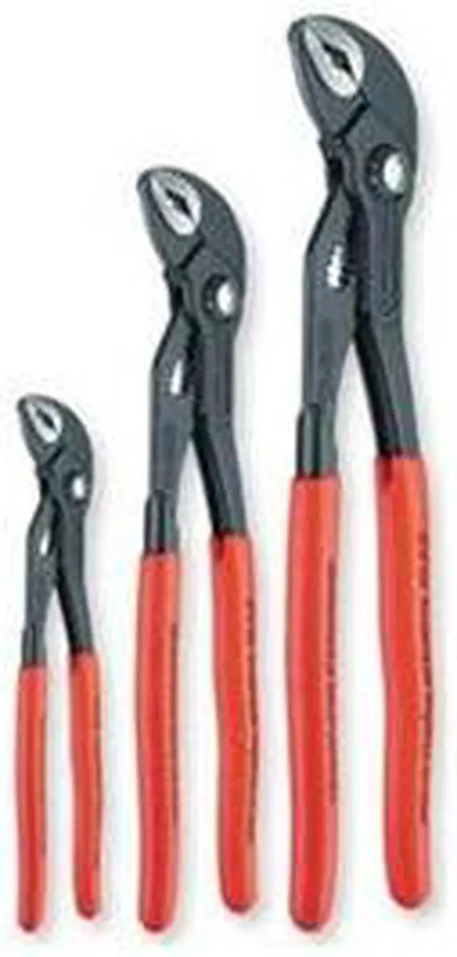 Alt view image 3 of 3 - KNIPEX 00 20 06 US1 3 Piece Cobra Pliers Set