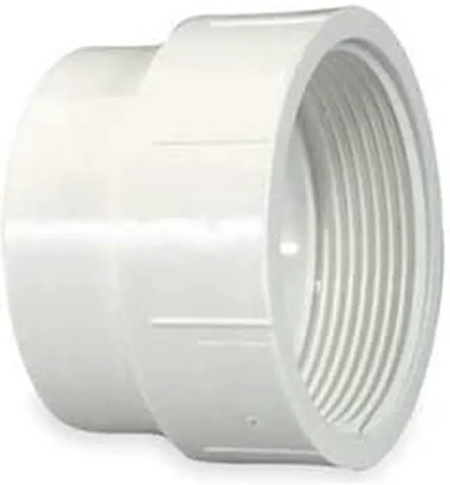 Main image of ZORO SELECT 1WKF9 1-1/2" FNPT x Spigot PVC DWV Cleanout Adapter