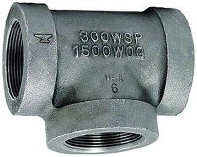 Main image of ANVIL 0310521208 1" x 1" x 3/4" Malleable Iron Reducing Tee