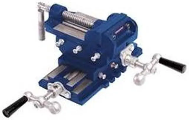 Main image of Drill Press Vise, Cross Slide, Stnry, 8 In