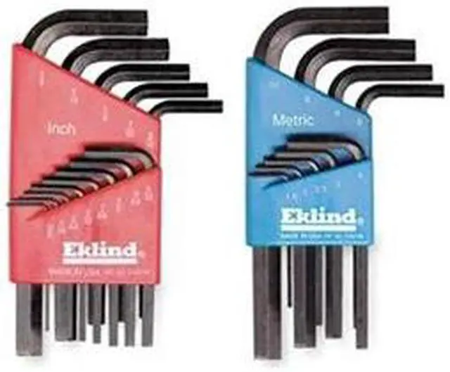 Main image of EKLIND 10122 22 Piece Metric/SAE L-Shape Hex Key Set, 10122