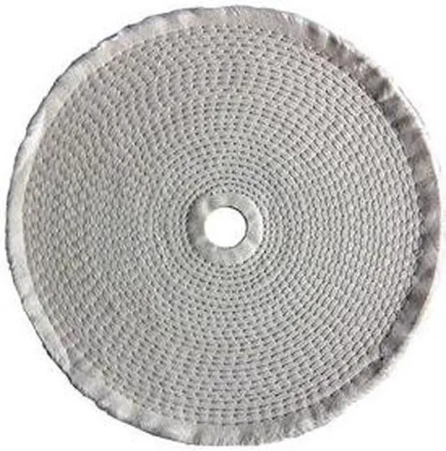 Main image of DAYTON 5A726 Buffing Wheel,Spiral Sewn,10 In Dia.