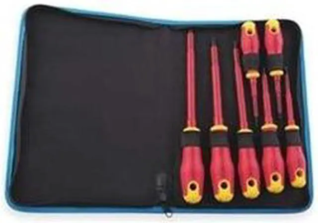 Alt view image 2 of 9 - JONARD TOOLS TK-70INS Insulated Screwdriver Set,7 pcs