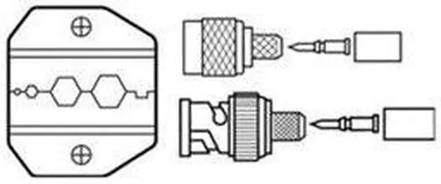 Alt view image 2 of 4 - IDEAL 30-587 Replacement Die,For RG58 And RG174