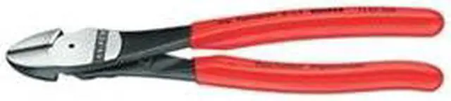 Main image of Diagonal Pliers, High Leverage, 8 In L, Red