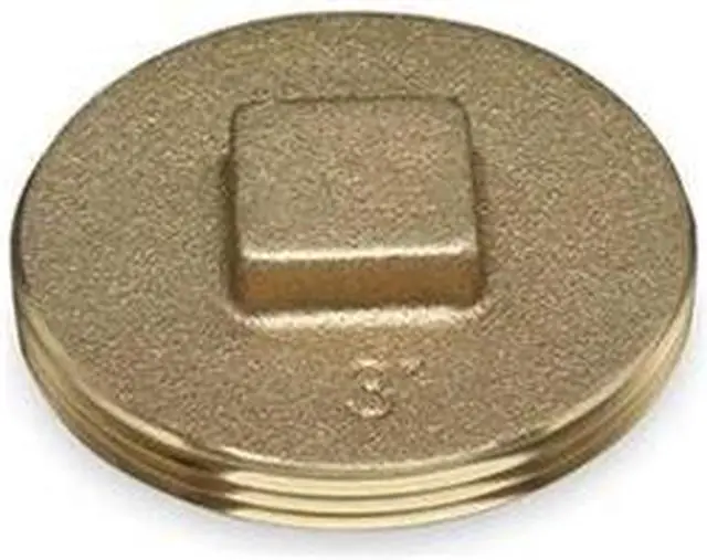 Alt view image 3 of 6 - OATEY 42371 Cleanout Plug,2.5 In,Brass