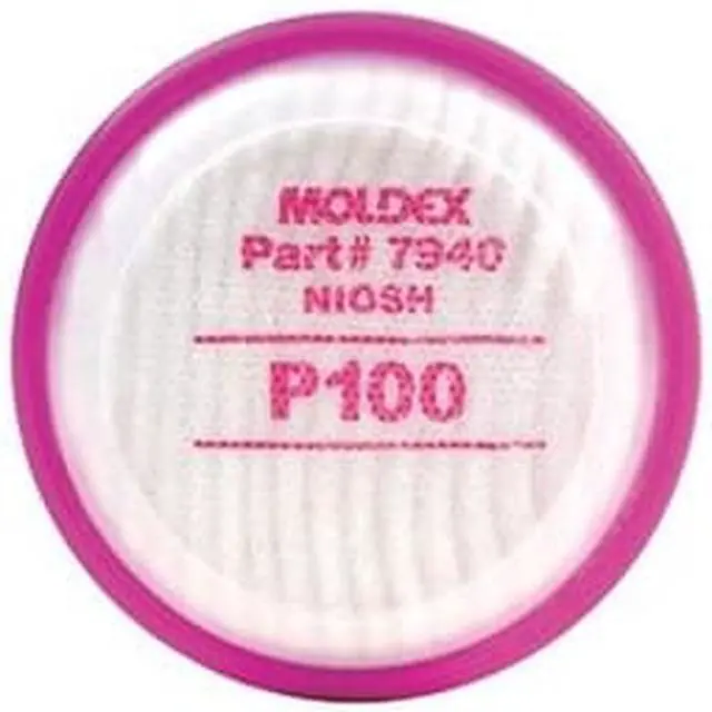 Alt view image 2 of 7 - MOLDEX 7940 Disk Filter, Bayonet, P100, Magenta, Niosh Approved