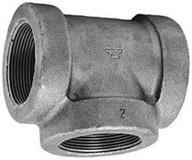 Alt view image 2 of 4 - ANVIL 0300039807 1-1/4" x 1-1/4" x 3/4" FNPT Cast Iron Reducing Tee Class 125