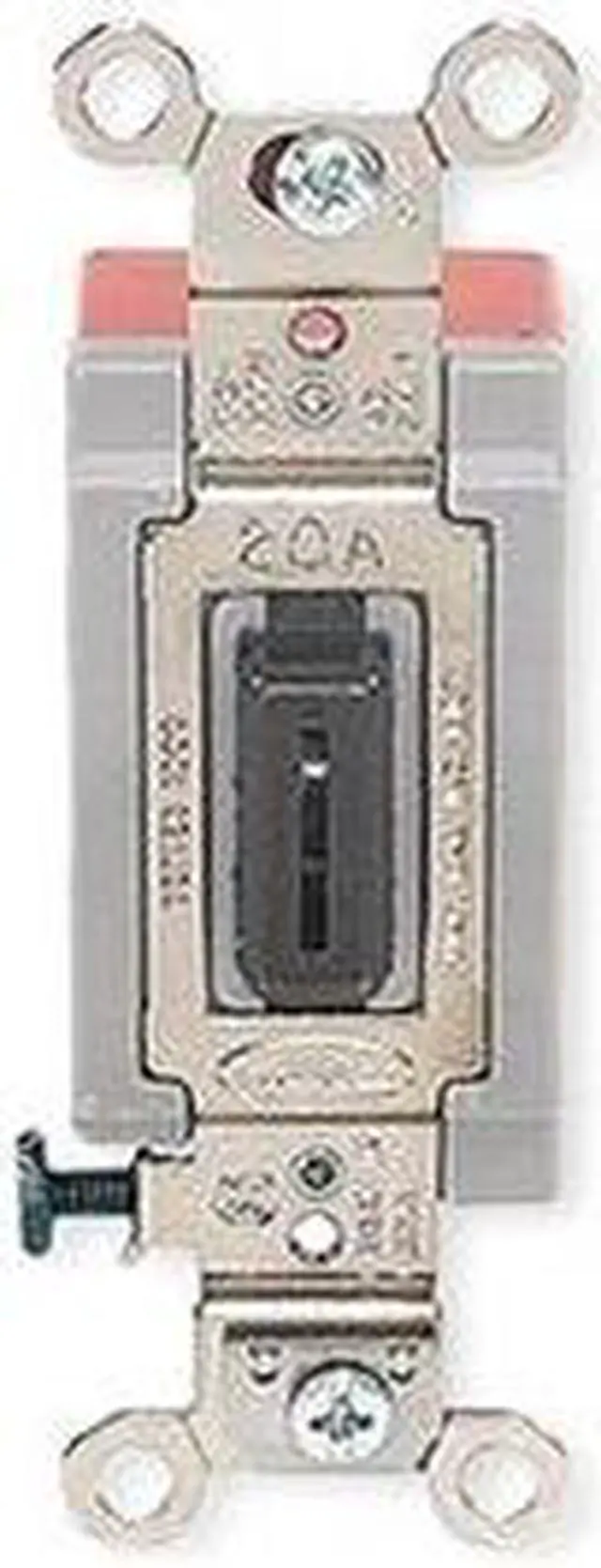 Alt view image 3 of 3 - HUBBELL WIRING DEVICE-KELLEMS HBL1386L Wall Swtch,2-Pol,3-Positn,Center Off,20A