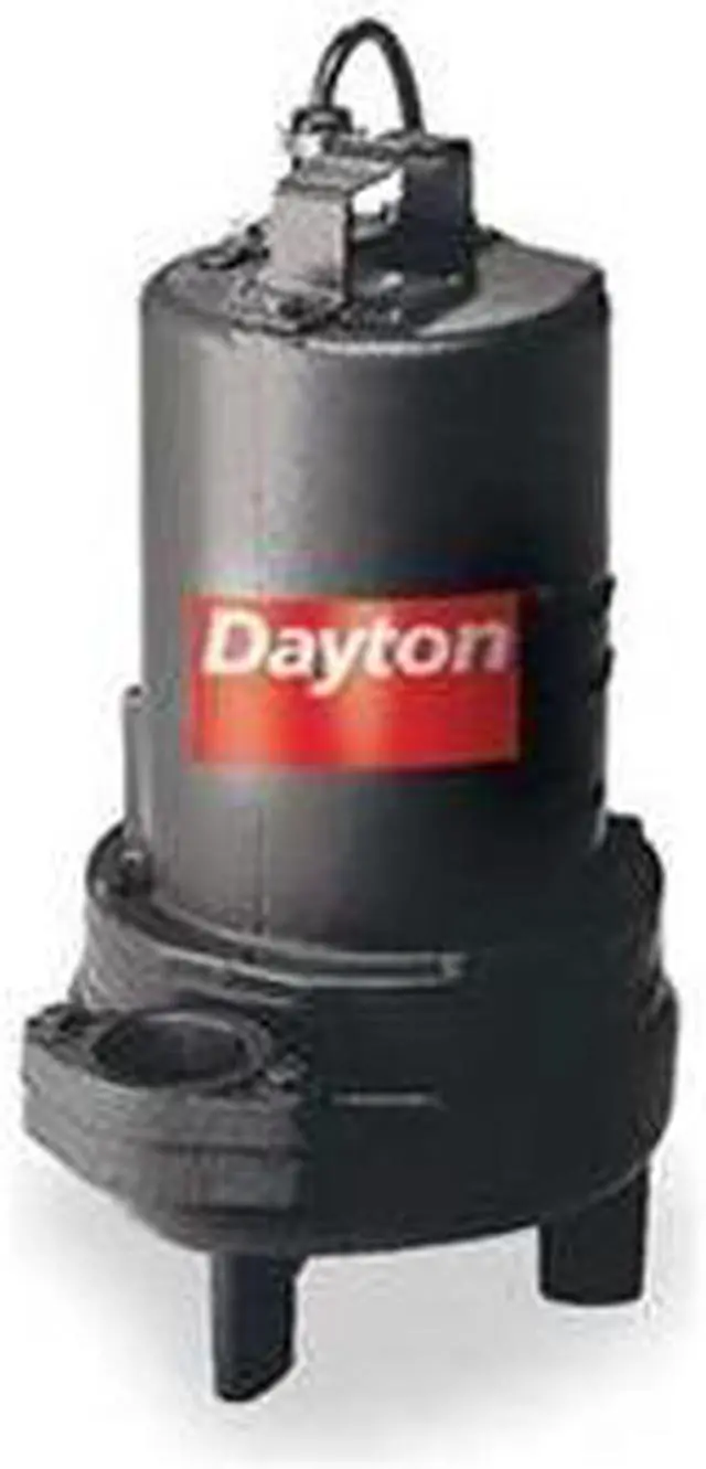 Main image of DAYTON 4HU87 1-1/2 HP 2" Manual Submersible Sewage Pump 460V