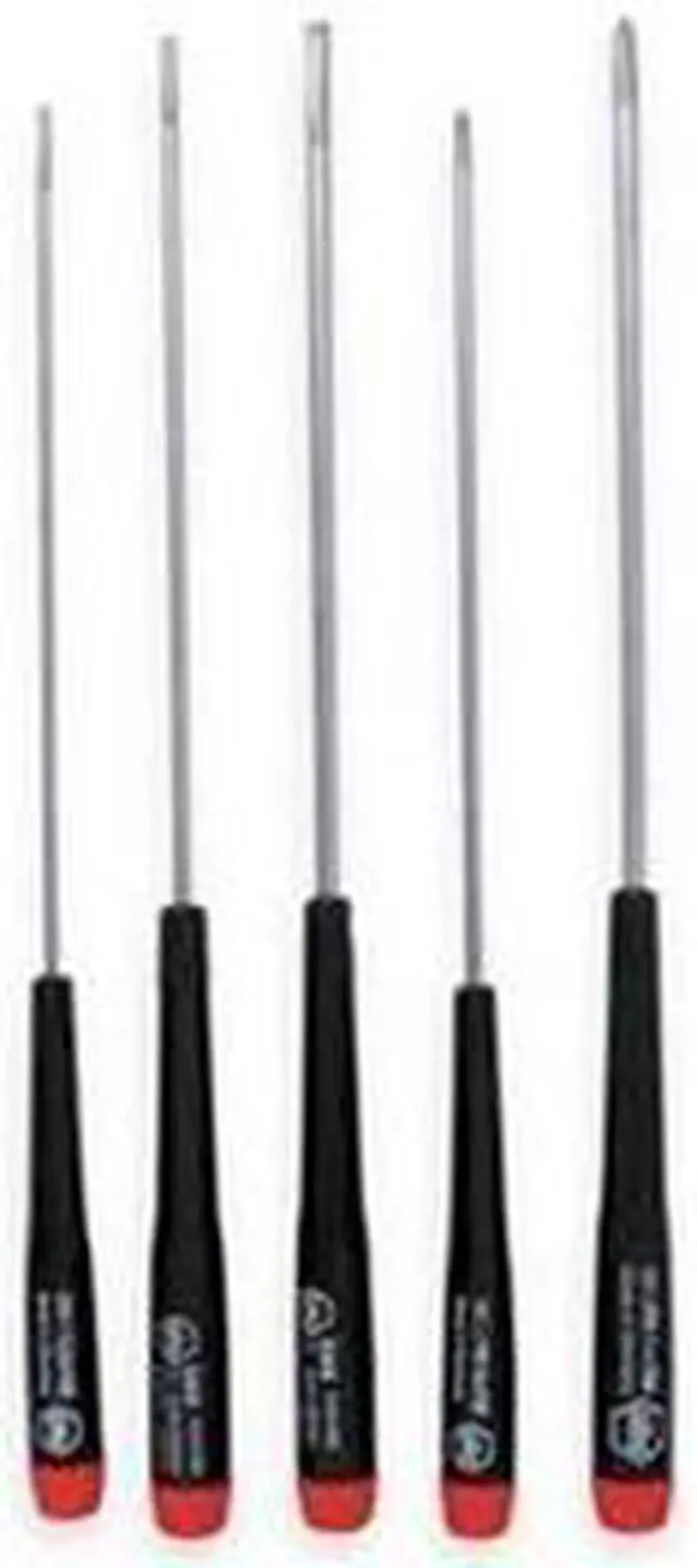 Main image of WIHA 26192 Precision Screwdriver Set, Phillips/Slotted Tip, 1/8 in, 3/32 in,