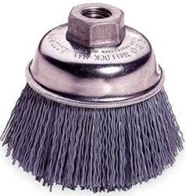 Alt view image 2 of 6 - WEILER 97603 Cup Wire Brush, Threaded Arbor, 3-1/2"