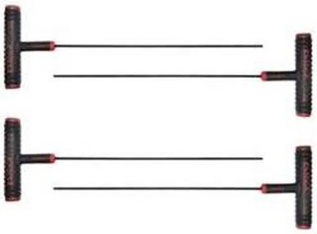 Main image of EKLIND 61807 SAE Plain Ball Hex Key, 7/64" Tip Size, 9 in Long, 3 in Short, 4 PK