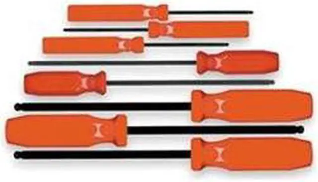 Main image of EKLIND 90108 8 Piece SAE Long Handle Hex Key Set, 90108