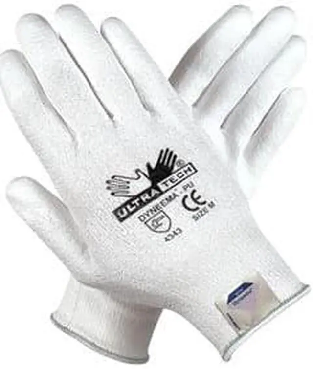 Main image of Coated Gloves, XS, White, PU, PR