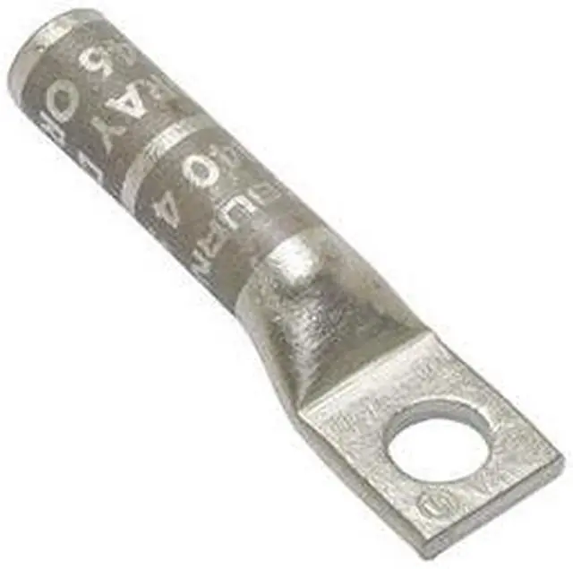 Main image of Long Barrel CU Lug, 1 HOle, 4 AWG