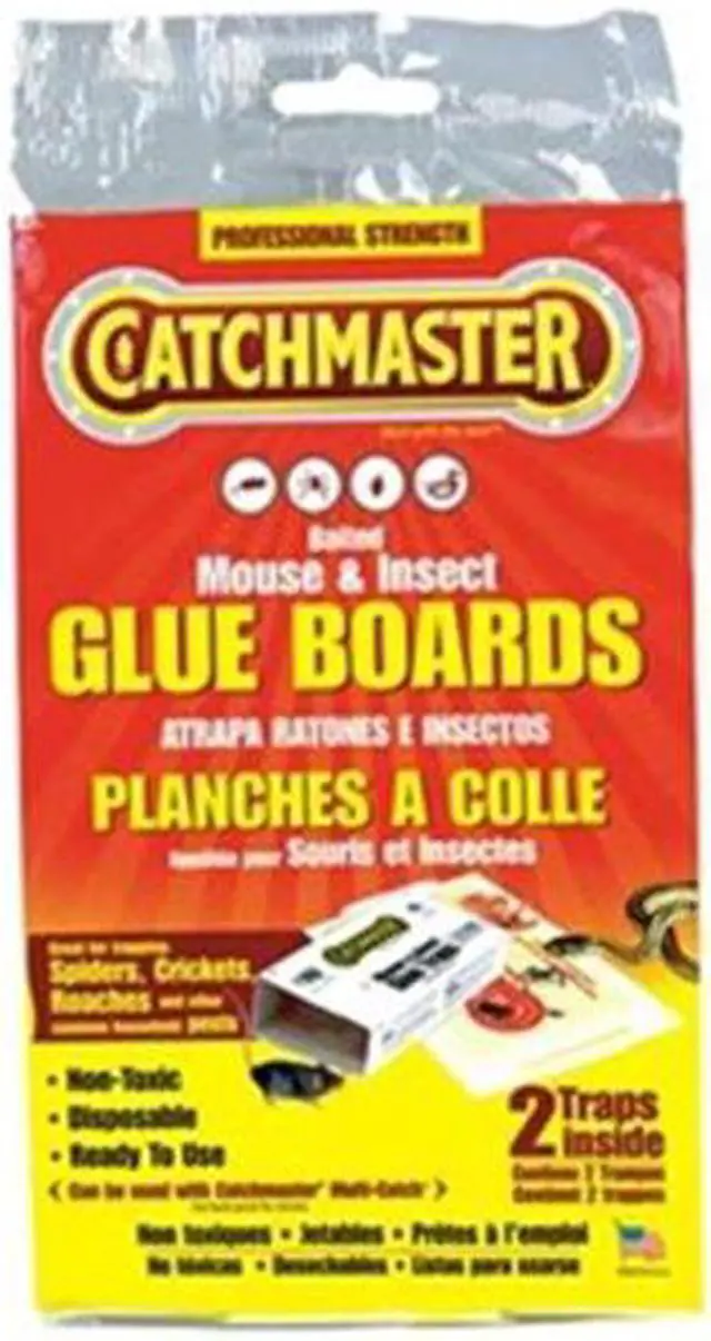 Main image of CATCHMASTER 36-72 Glue Trap,8-1/2 In. L,5-1/4 In. W,PK2